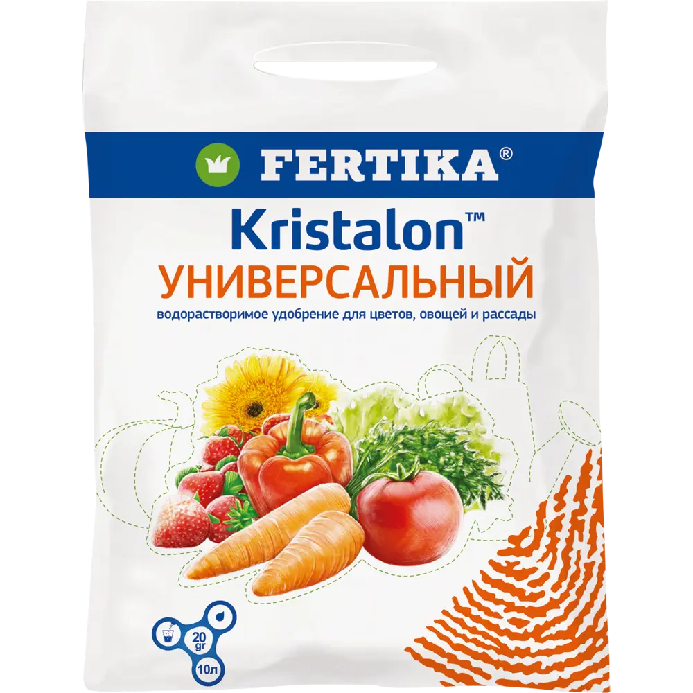 FERTIKA Кристалон — универсальное удобрение для цветов и овощей 82527428 STLM-0029100