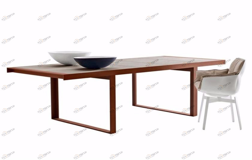 B&B Italia Outdoor Садовый стол со столешницей из керамогранита Canasta '13 sun-id-1468712