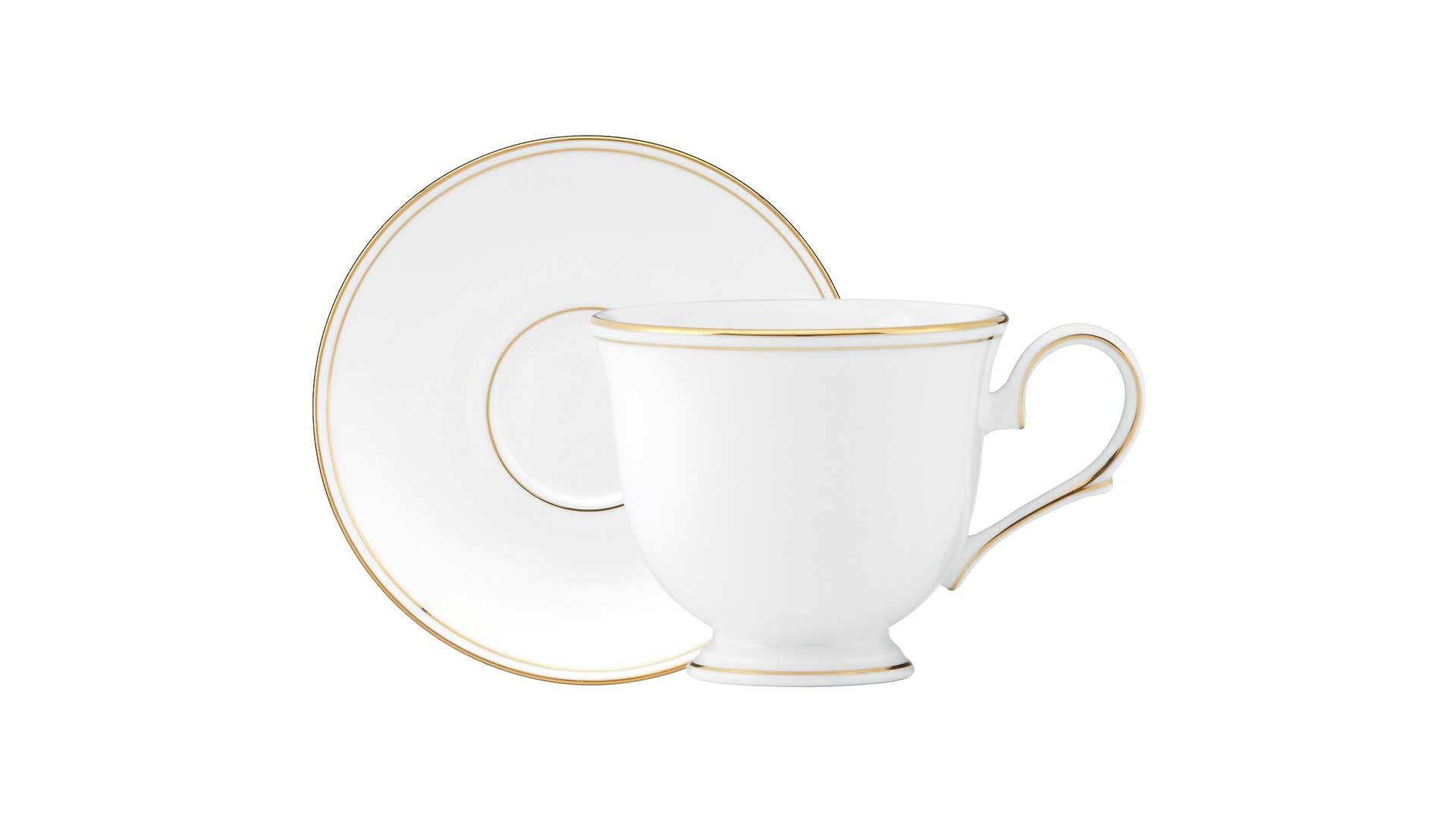 10667294 Lenox Сервиз чайный Lenox "Федеральный, золотой кант" на 6 персон 15 предметов Фарфор костяной  - Вид №4