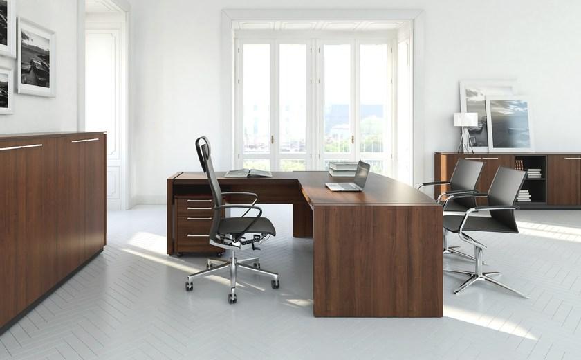 MDD Угловой стол из меламина Status sun-id-1506099 - Вид №1