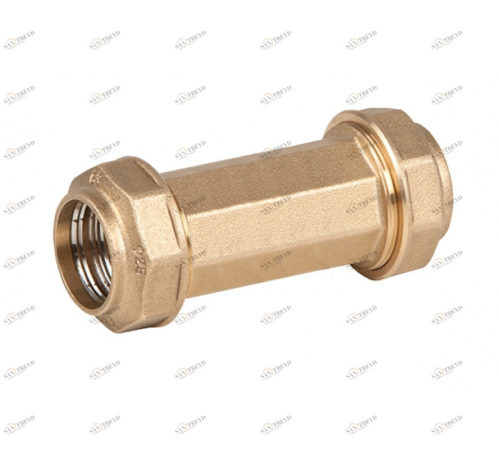 GENEBRE 0022r 08 Соединитель прямой двойной муфтовый для ремонтных работ 