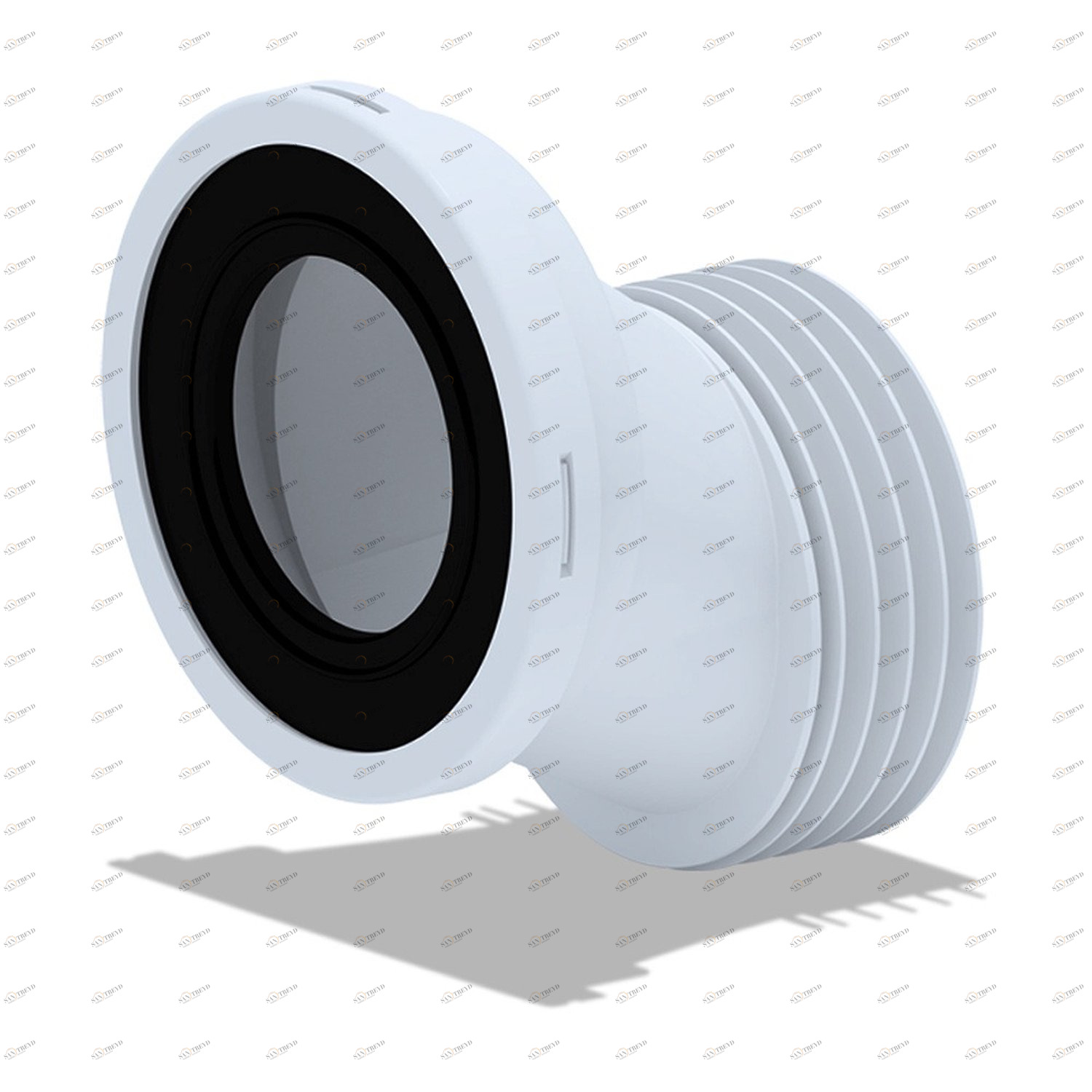 Манжета эксцентрик для унитаза жесткий 40мм D110мм W0420 АНИ пласт 7186