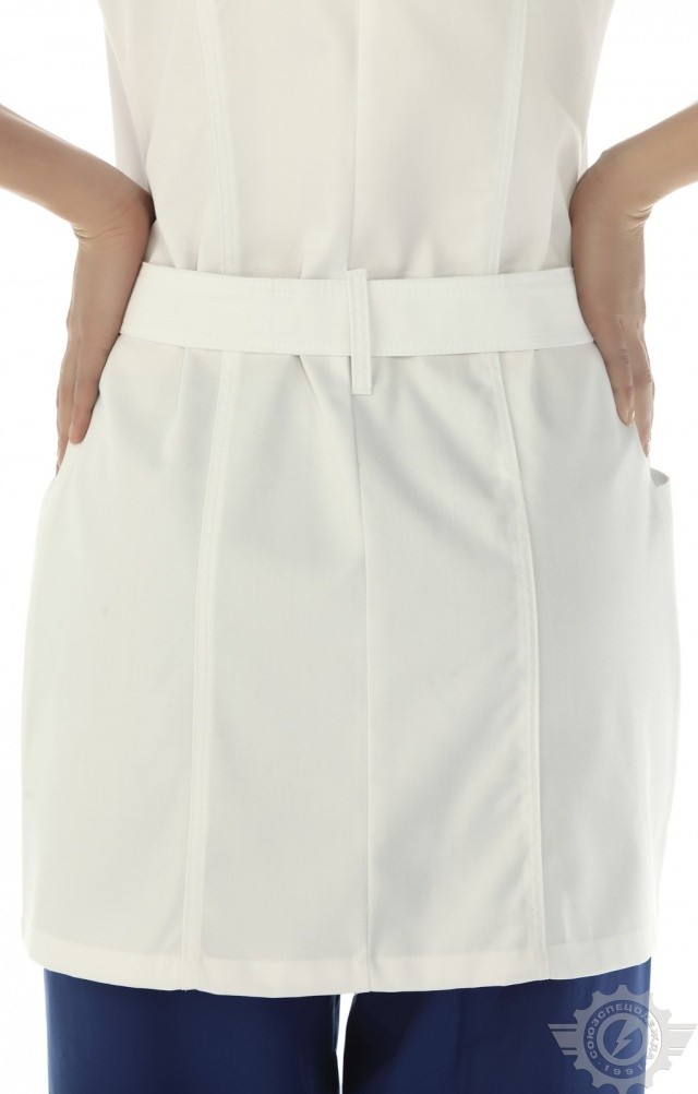 63791 Халат "Леди" женский белый  Медицинская одежда  размер 40/158-164 Спецодежда  - Вид №7