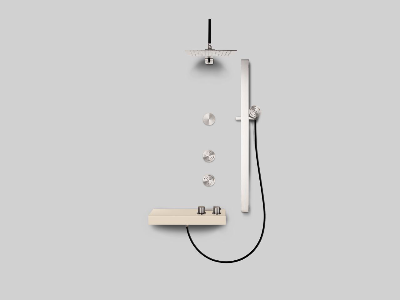 Стержень из нержавеющей стали с ручным душем Cropelli Alyssia ARCH-00082099 - Вид №25