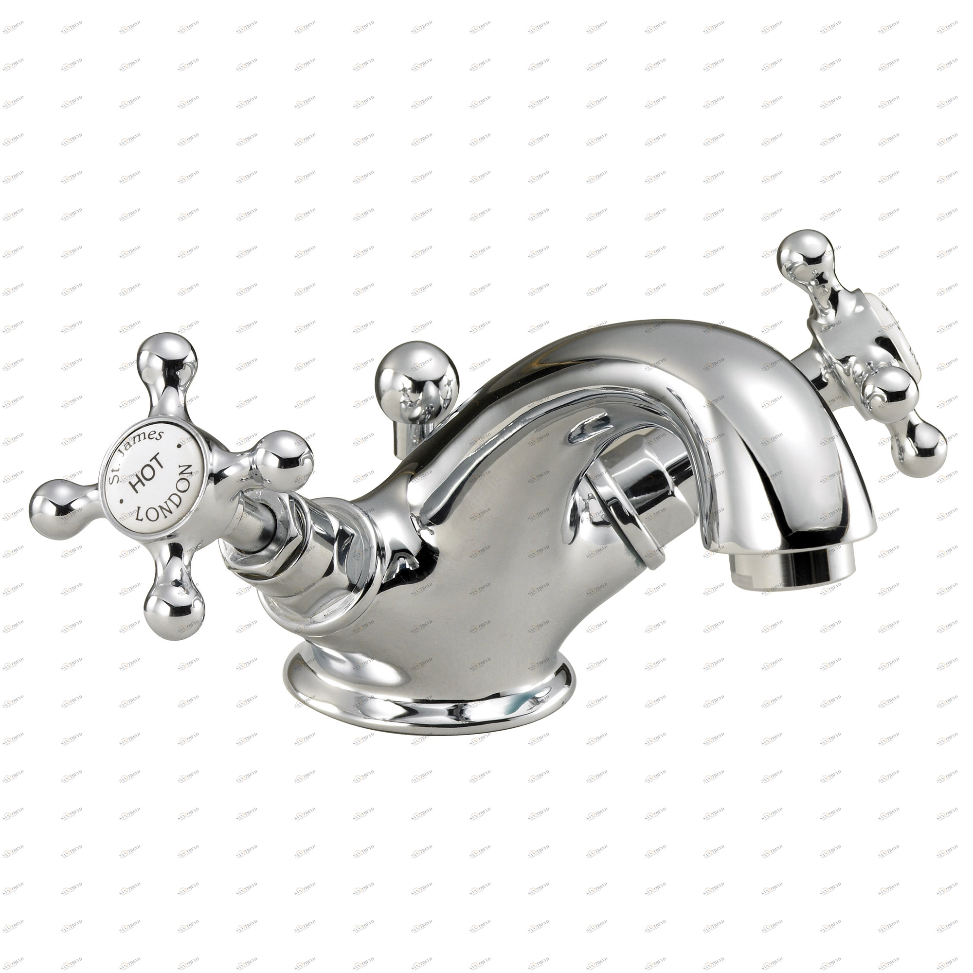 Traditional bathrooms Однорычажный смеситель для умывальника LONDON Tb410p.614.nk