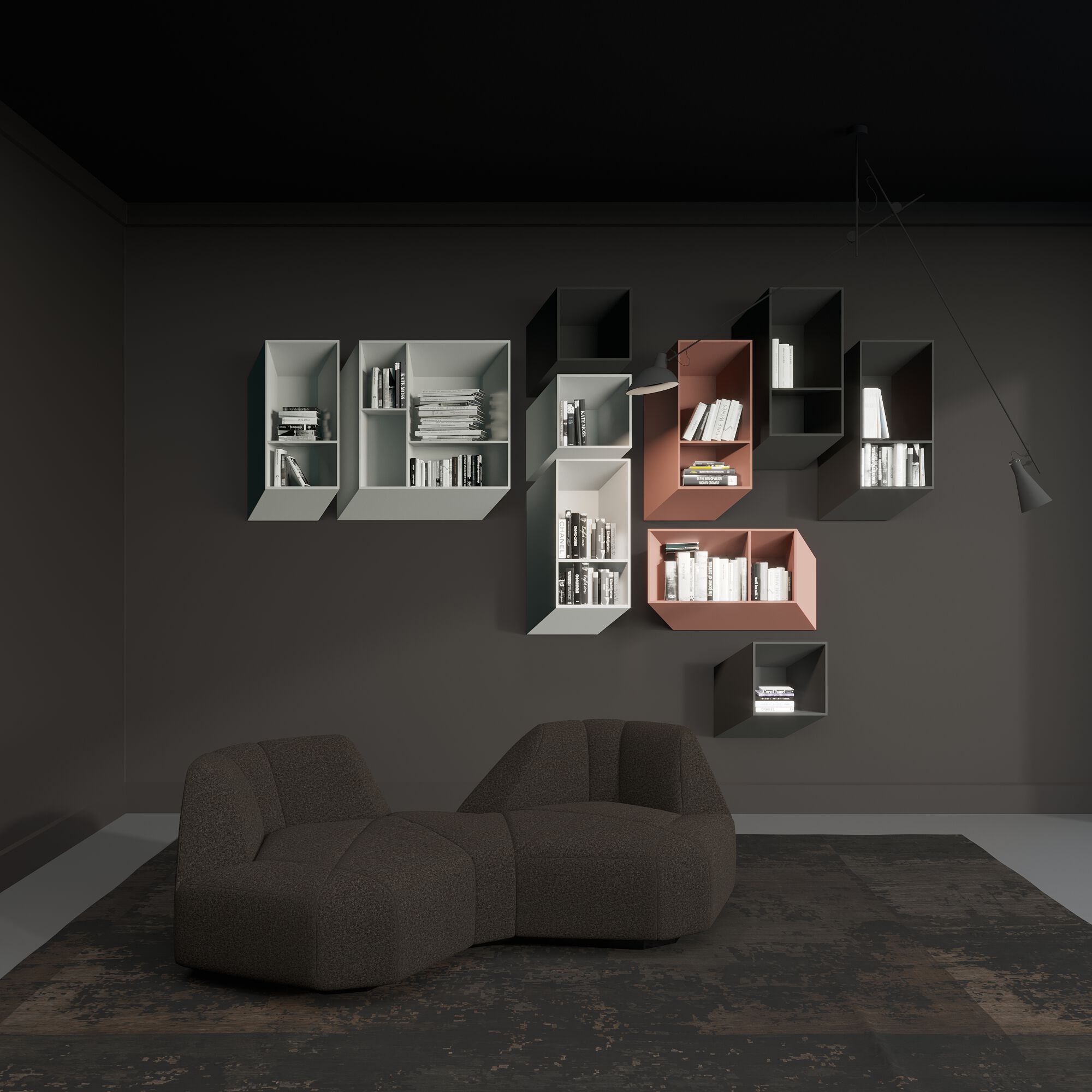 Деревянный навесной шкаф FID Paris OPTIC BASE ARCH-00135124 - Вид №5