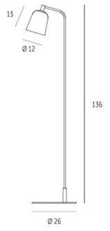 millelumen Торшер из керамики Clavio sun-id-1472427 - Вид №2