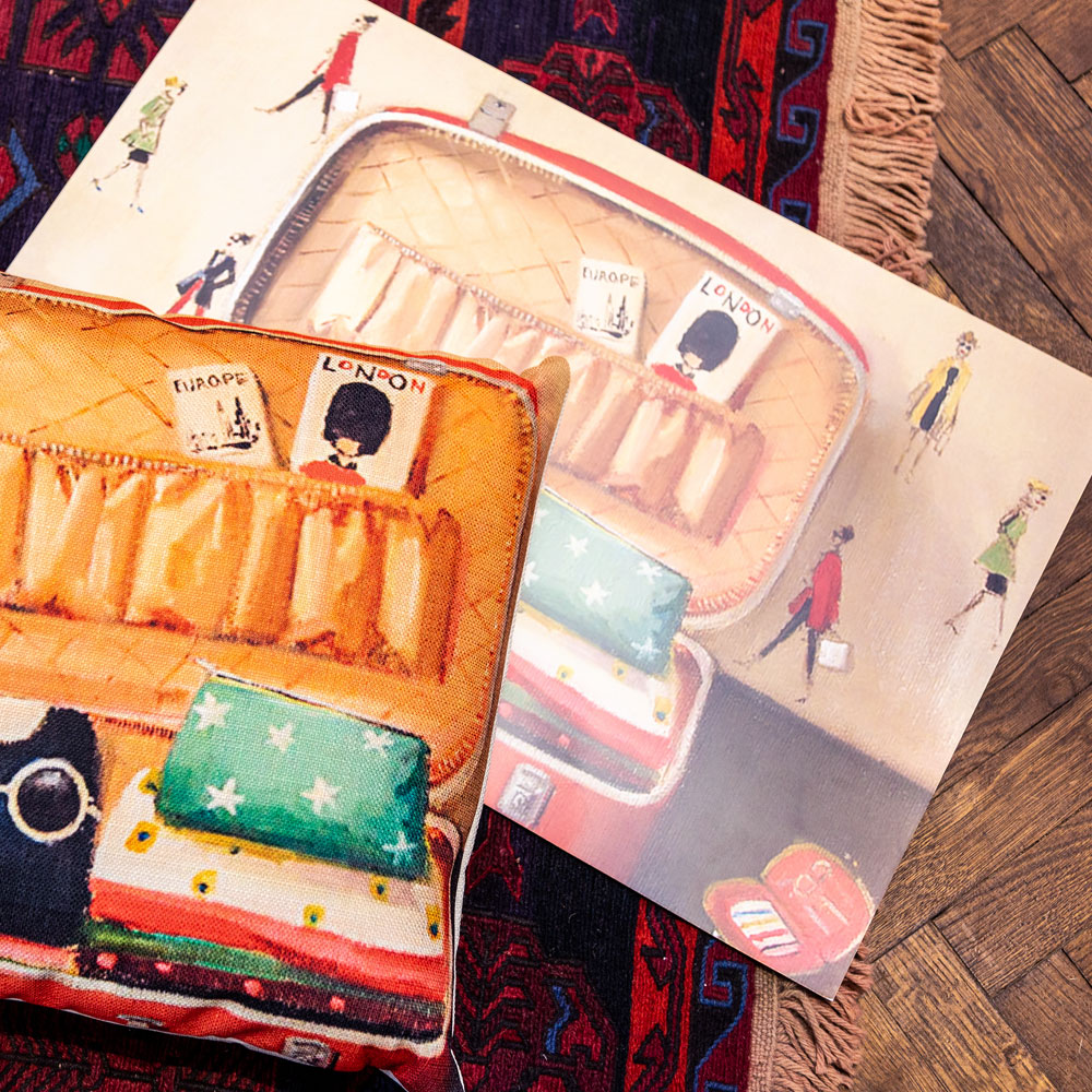 828199912_1818 Арт-постер "Первая остановка - Лондон" Object Desire  - Вид №2