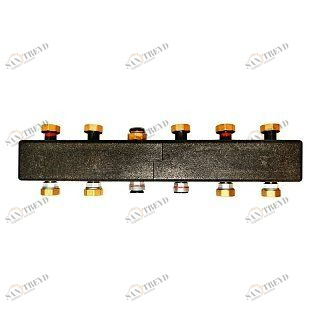 Коллекторы из чёрной стали MEIBES на 3(5) отопительных контура UK и МК ME663013RU