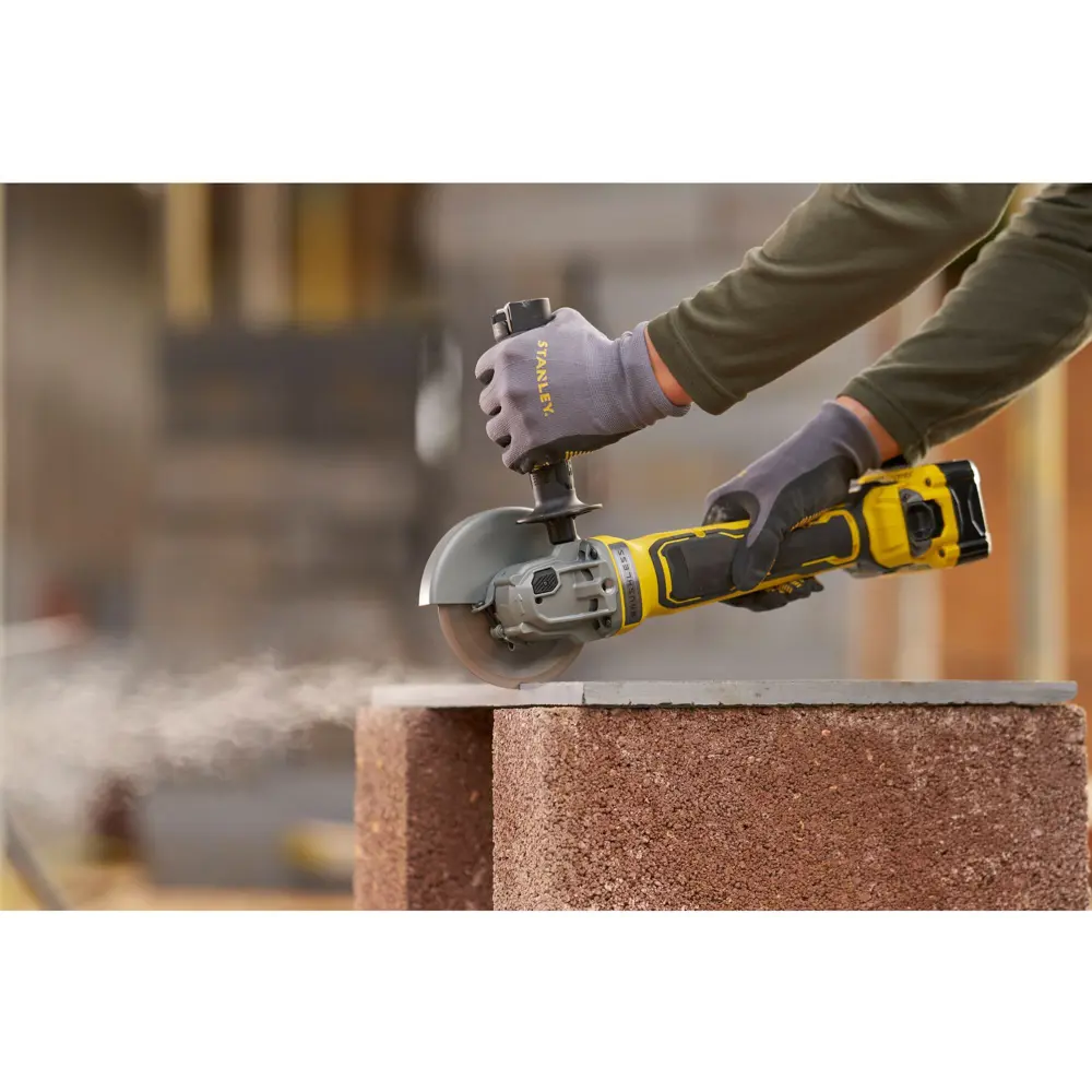 УШМ аккумуляторная бесщеточная Stanley Fatmax SFMCG700B-XJ, 18 В, 125 мм, без АКБ и ЗУ STLM-2110584 - Вид №14