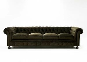 CREARTE COLLECTIONS Стеганый велюровый диван 4 мест Chesterfield crearte 19
