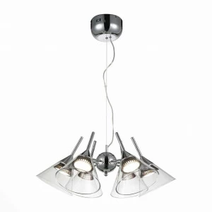 Подвесная светодиодная люстра ST Luce SL930.103.06 ST LUCE ДИЗАЙНЕРСКИЕ 220271 Хром