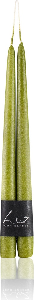 10602853 Luz your senses Набор свечей Luz your senses "Рустик" 30см, 2 шт (зеленый) Парафин 