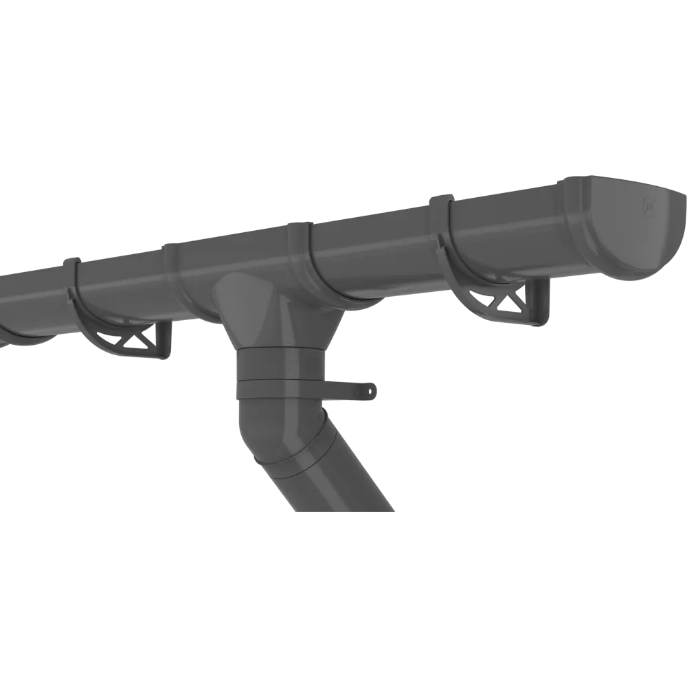 Кронштейн желоба ПВХ Технониколь Оптима 29 мм 120 мм цвет серый STLM-2069949 - Вид №2