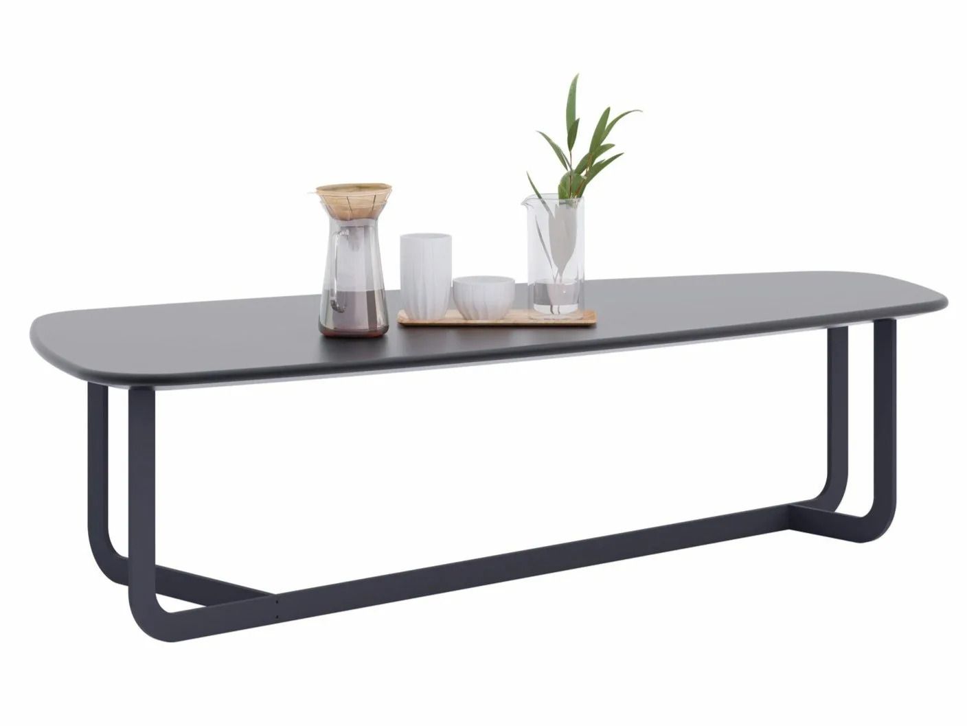 Прямоугольный журнальный столик из шпона Ersa AQUA ARCH-00077365