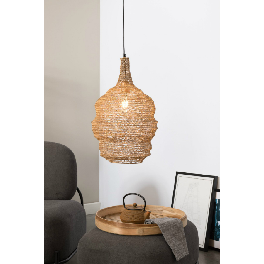 Лампа подвесная Lena M, латунь White Label Living 5300143 - Вид №2