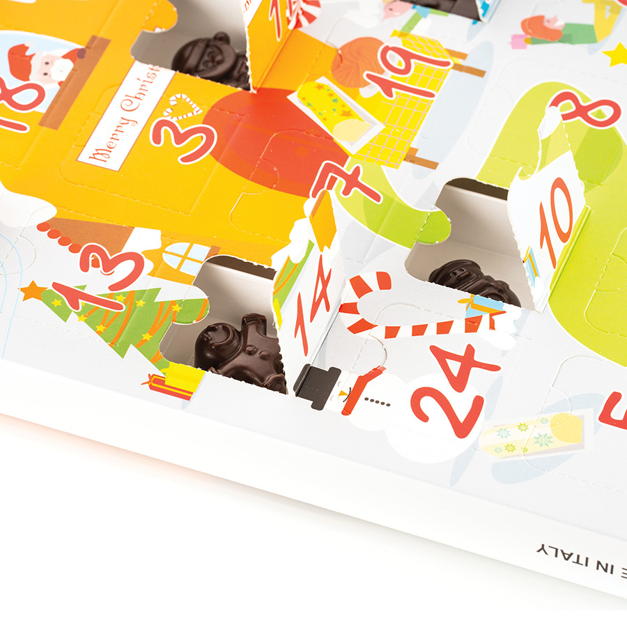 25.741.63.0060 Форма для приготовления конфет xmas countdown, 39 х 23 х 3,5 см, силиконовая Silikomart  - Вид №7