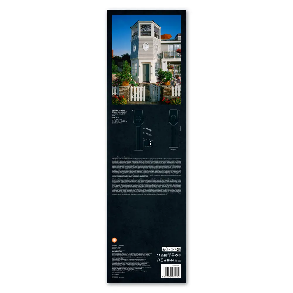 Столб уличный Ledvance «Endura Classic» ST 50 см цвет черно-серебристый STLM-2070957 - Вид №5