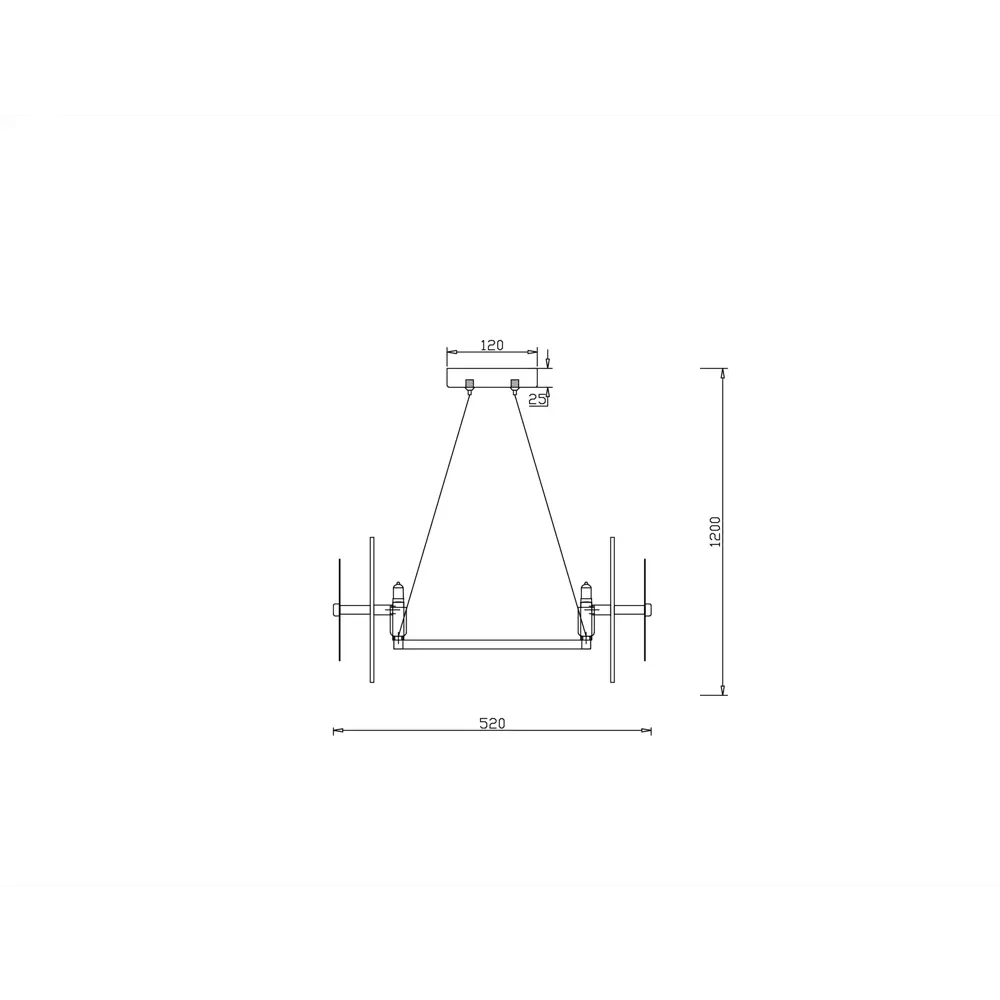 Люстра подвесная Freya FR5172PL-06BS цвет латунь STLM-2002030 - Вид №3