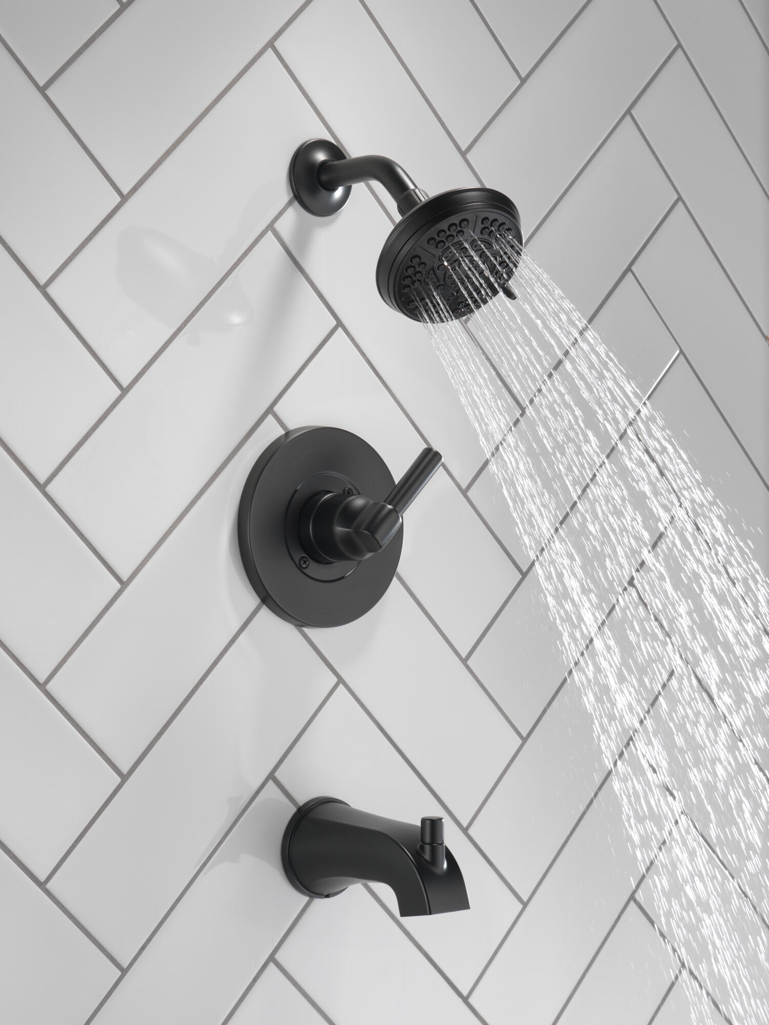 144891-BL Для ванны и душа Monitor® серии 14 Delta Faucet Becker Матовый черный  - Вид №7
