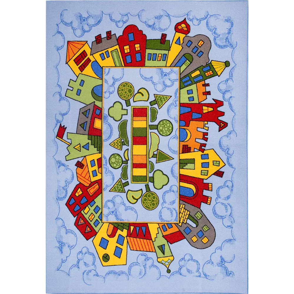 Ковёр детский Город 203 1.5x2 м полиамид ВИТЕБСКИЕ КОВРЫ STLM-2203883