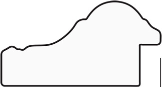 BY 1344 Зеркало в багетной раме - бусы золотые 46 mm EVOFORM Definite - Вид №3