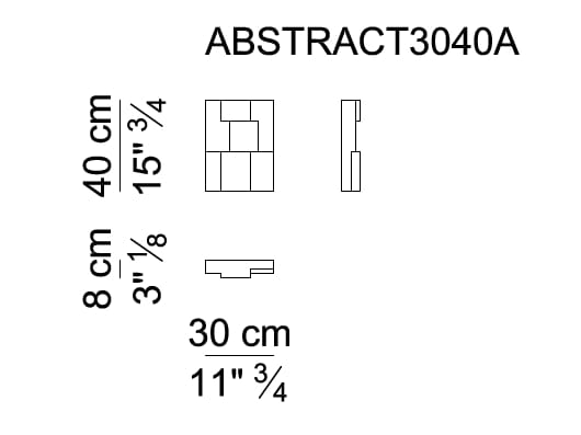 Декоративная кожаная панель i 4 Mariani Abstract Leather ARCH-00084145 - Вид №3