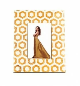 Фоторамка 19*24 см Жёлтый UNICO  255372 Желтый;белый