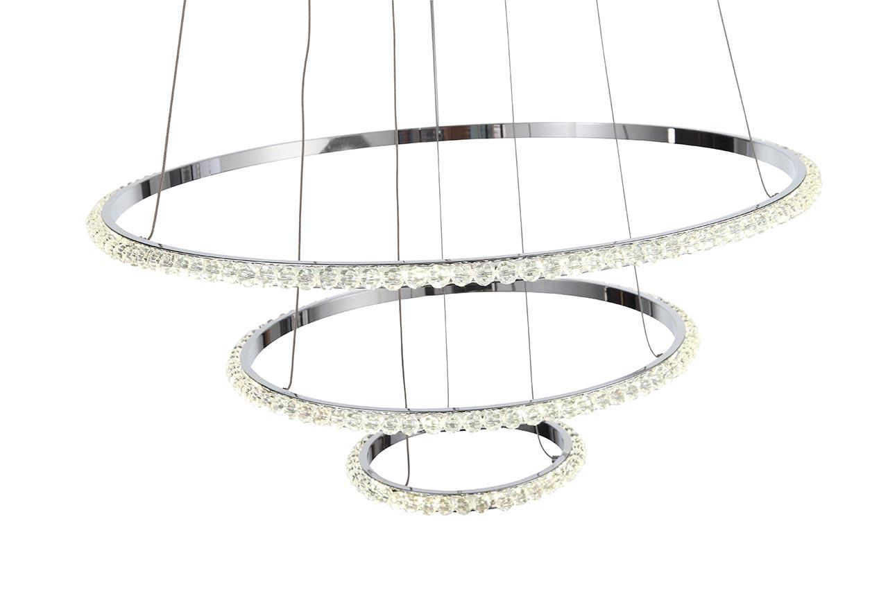 Подвесной светильник серебристый ST Luce Cremo SL1501.103.03 ST LUCE ДИЗАЙНЕРСКИЕ, CREMO 00-3890074 Серебро  - Вид №1