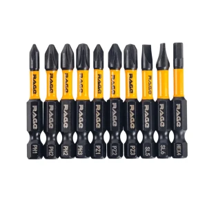Набор ударных бит RAGE 554194 для профессионального монтажа, 10 предметов 89433167