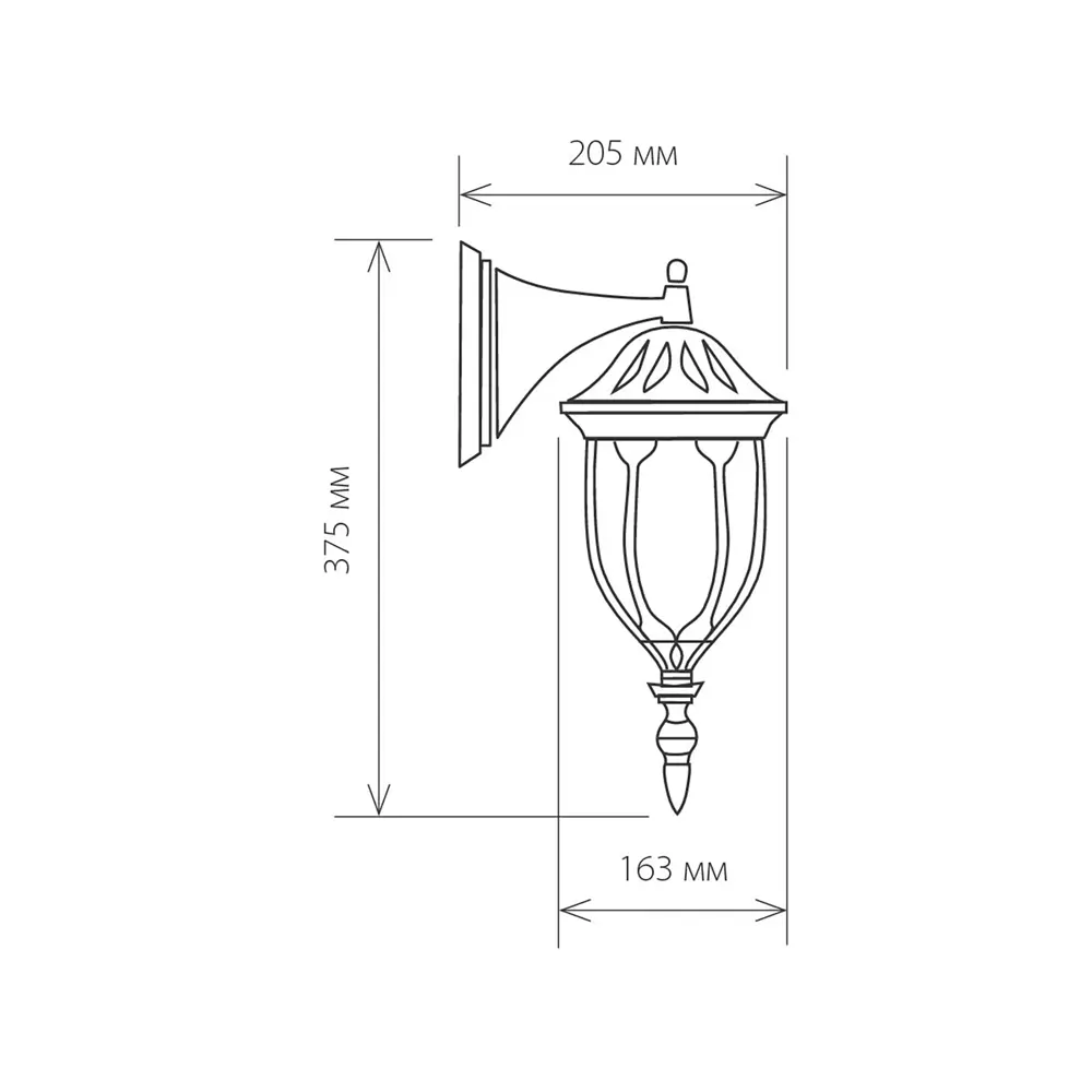 Светильник уличный настенный Elektrostandard 1002D 60 Вт IP44 86527135 STLM-2144264  - Вид №9