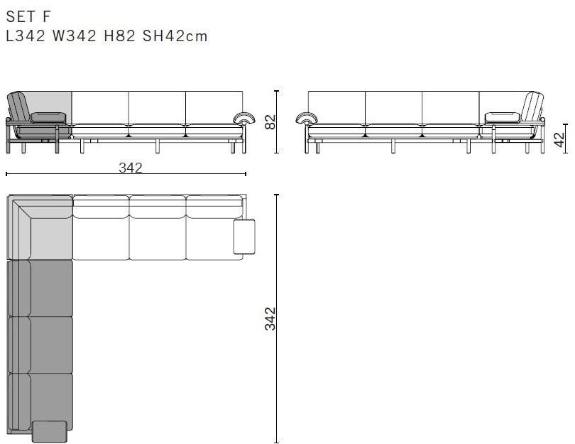 District Eight Модульный диван в дубе Stilt M2016  - Вид №13