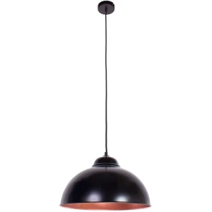 Подвесной светильник Eglo «Truro»-2» 1xE27x60 Вт, цвет чёрный/медный