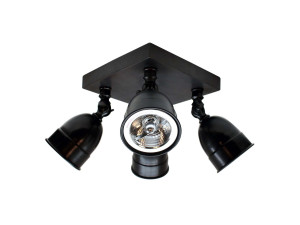 Регулируемая латунная светодиодная потолочная лампа