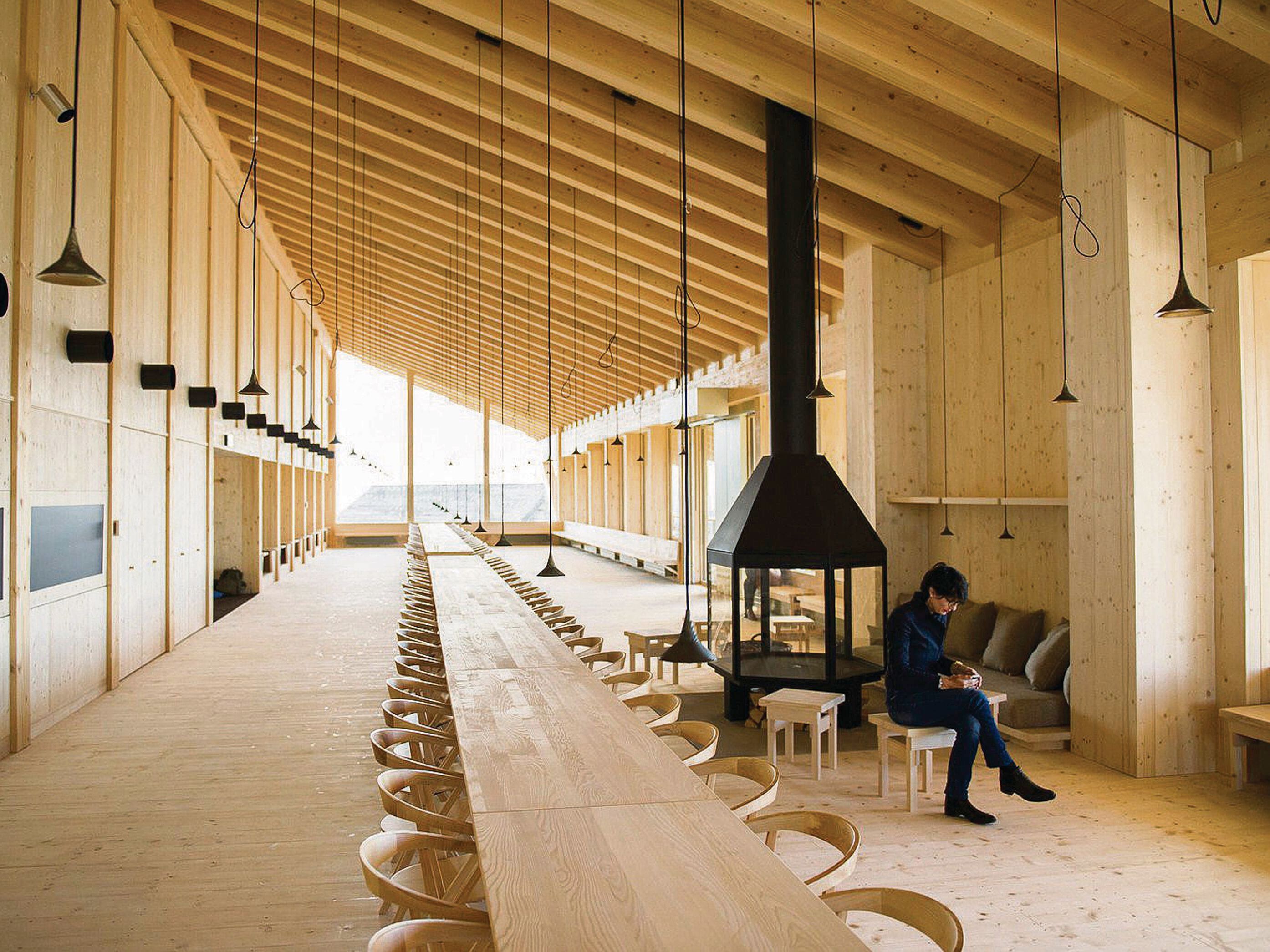 Деревянный складной стул с подлокотниками со встроенной подушкой BD Barcelona CHAIR B ARCH-00093134 - Вид №3