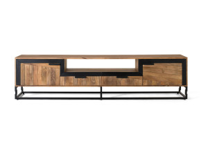 Низкий ТВ-шкаф в манго