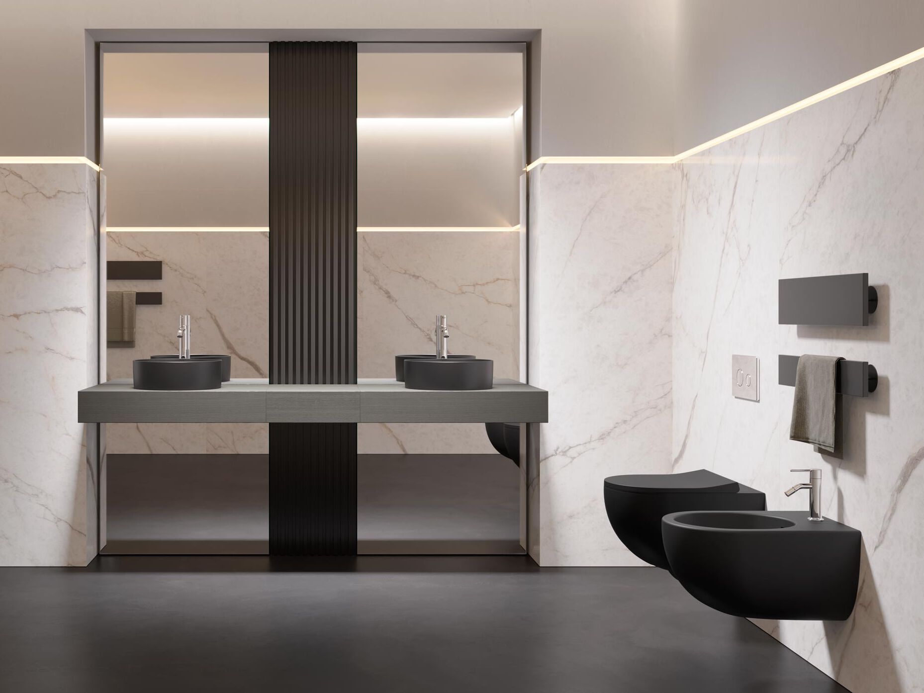 Керамические подвесные сантехники Domus Falerii несколько ARCH-00023840 - Вид №4