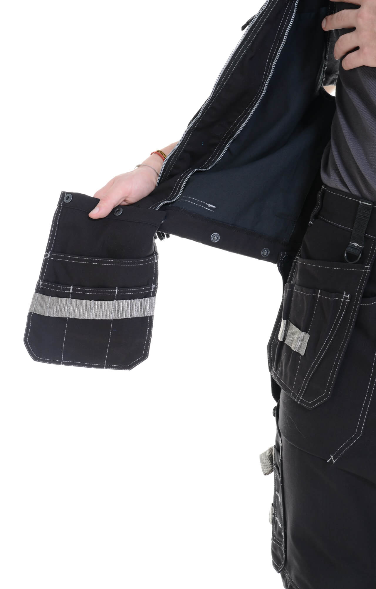 62599 Жилет  черный Union Space  Летняя спецодежда  размер 52-54  - Вид №12