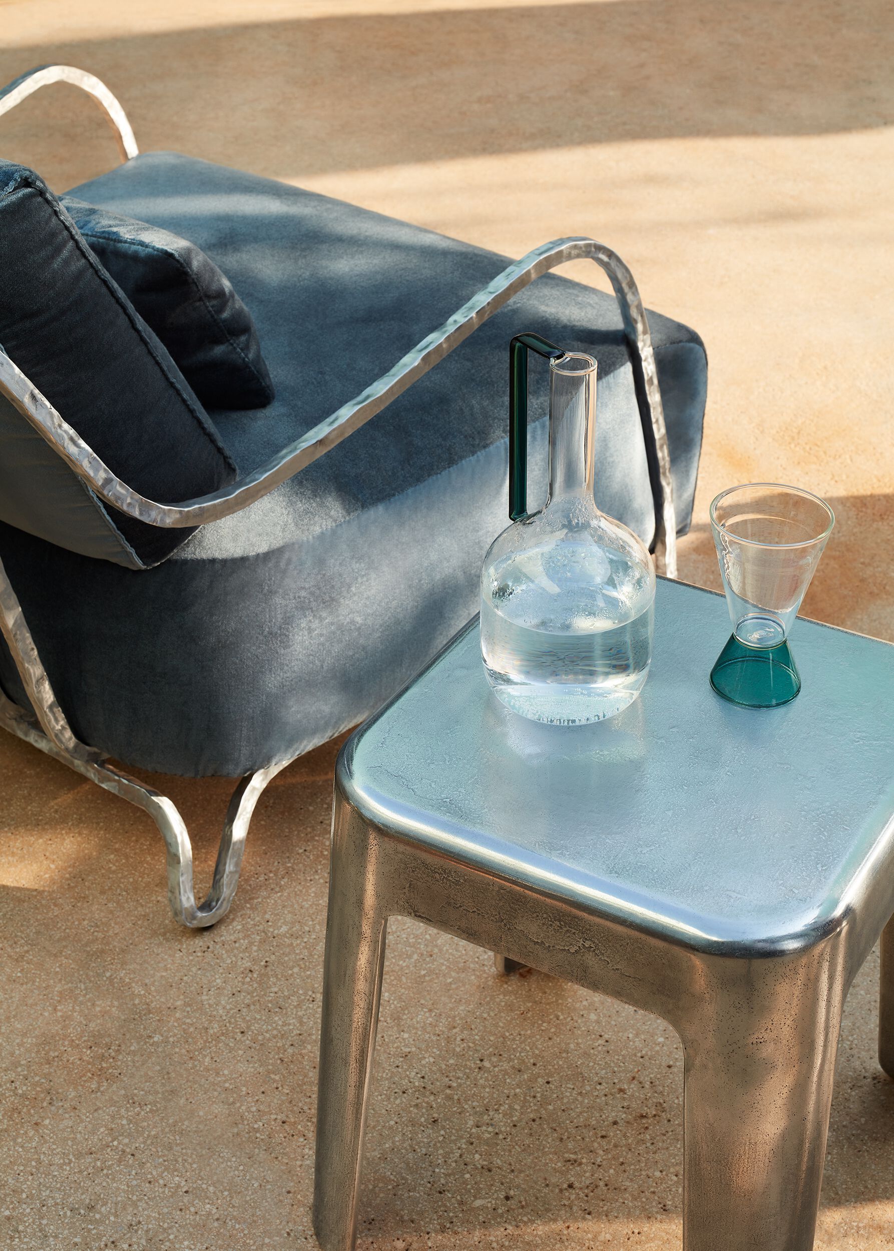 Бронзовый садовый столик Exteta Moonlight ARCH-00071047 - Вид №3