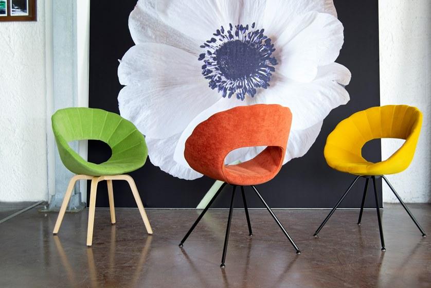 Tonon Стул из пенопласта с металлической вращающейся основой Flower 900.74 - Вид №5