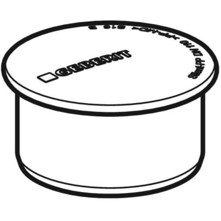 390.228.14.1 Заглушка Geberit Silent-PP Geberit  - Вид №1