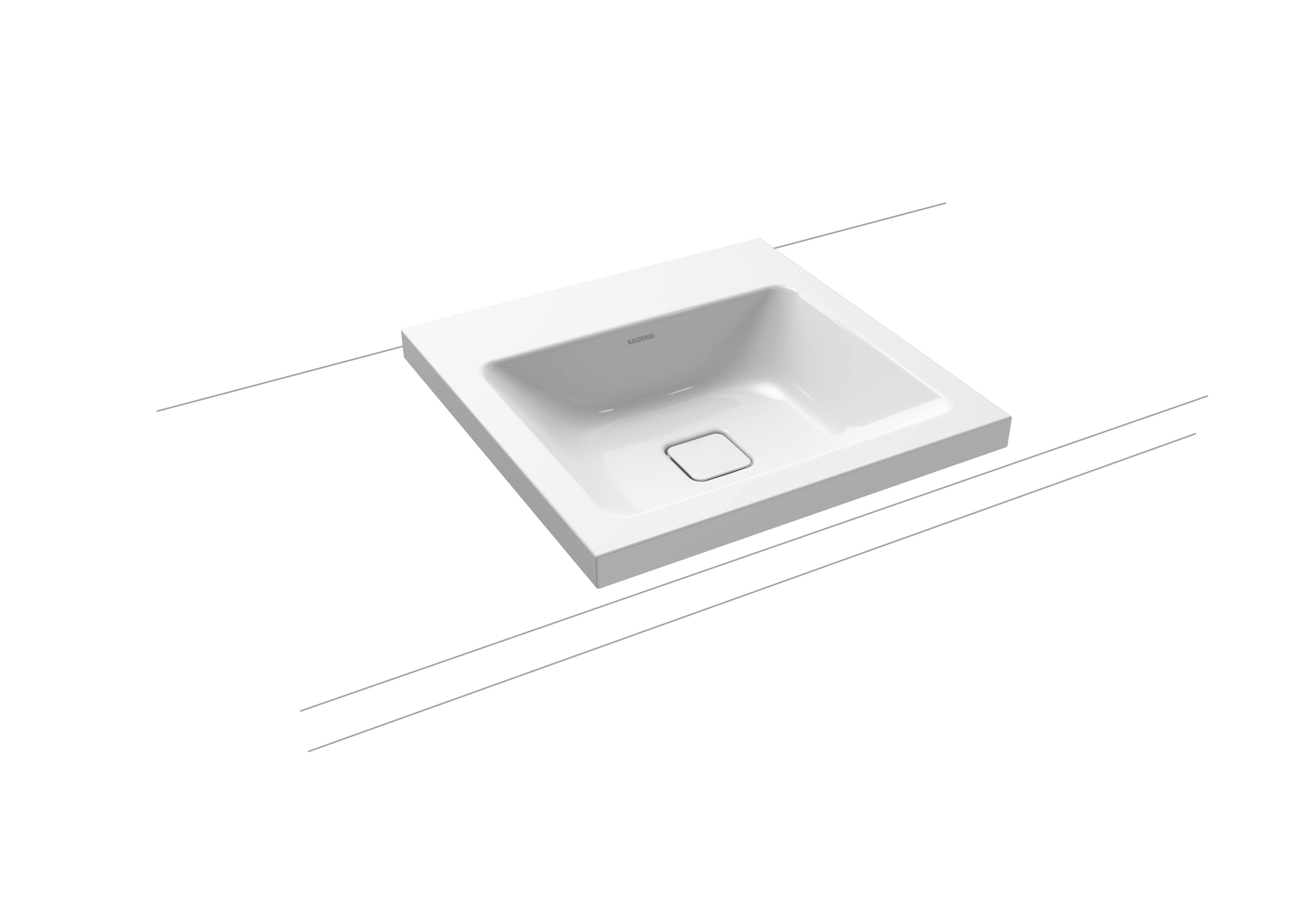 Умывальник KALDEWEI Сталь эмалированная 3083 178 черный 30833083178  - Вид №1