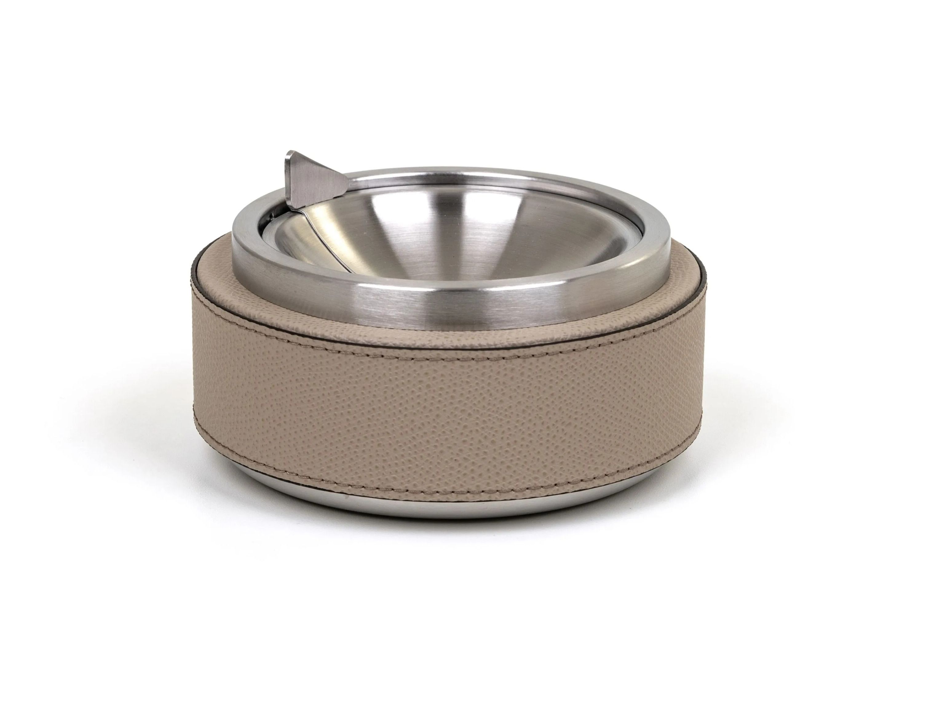 Пепельница из нержавеющей стали и кожи Pinetti LUNA ARCH-00019750 - Вид №1