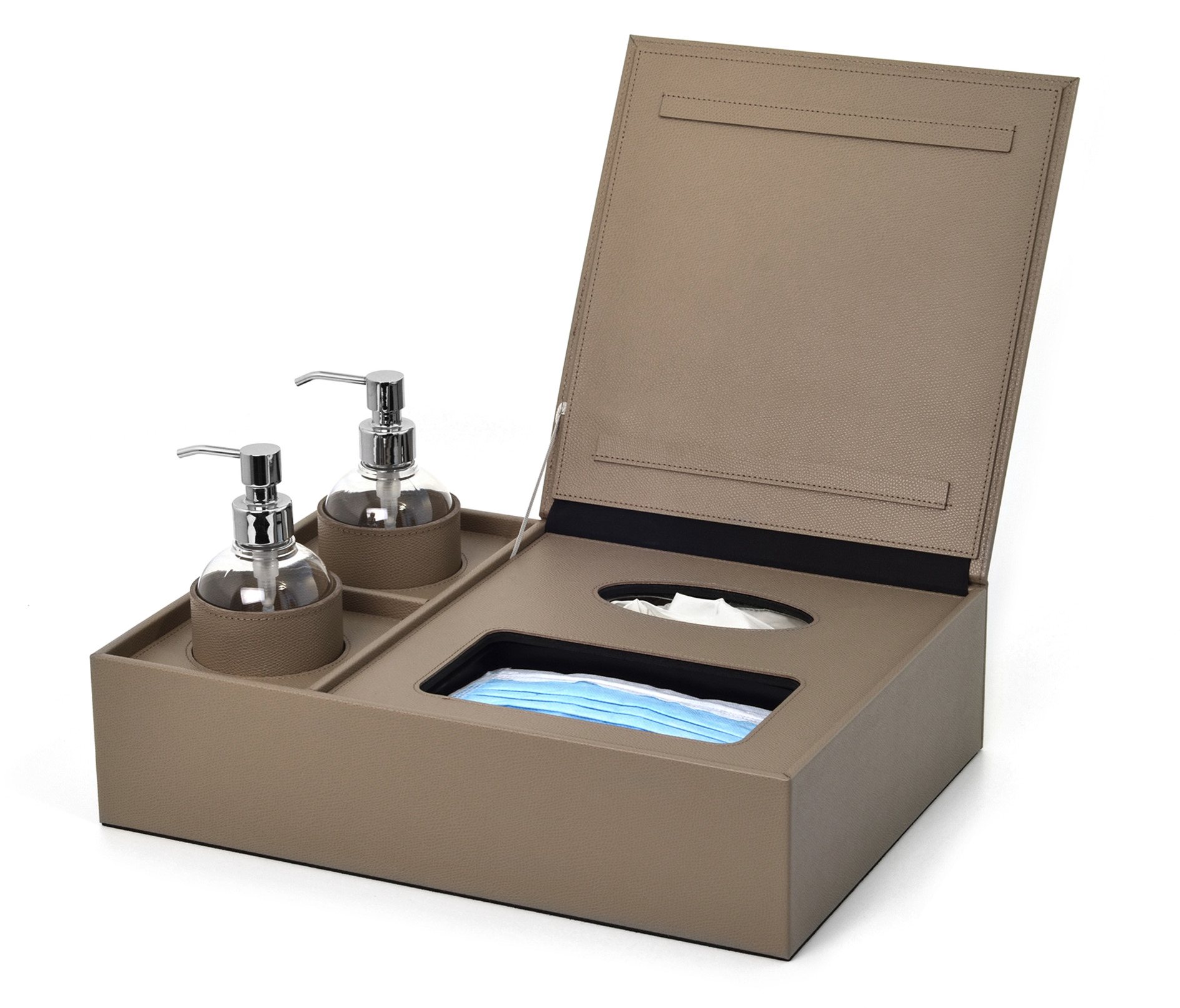 Igea Sanitizing Kit - 40X29XH11 см / регенерированная зернистая кожа_черный