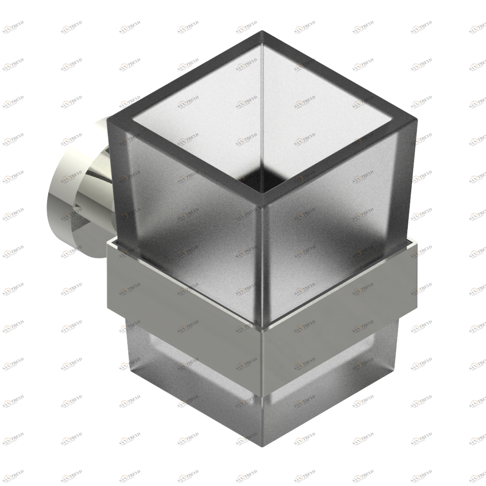 U2B-536 Стакан настенный для зубных щёток Thg-paris Le 11 с рукоятками Матовый никель U2B-536 CAT.C