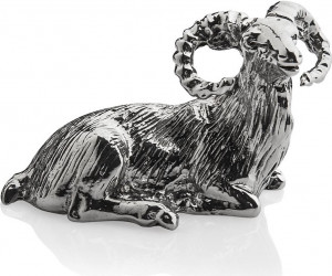 10567969 Wutschka Фигурка 5,5см "Отдыхающий овен" Олово