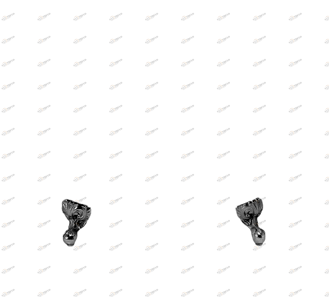 Gentry Home Bexley Cast iron bathtubs with feet Классический темный никель GH102731 