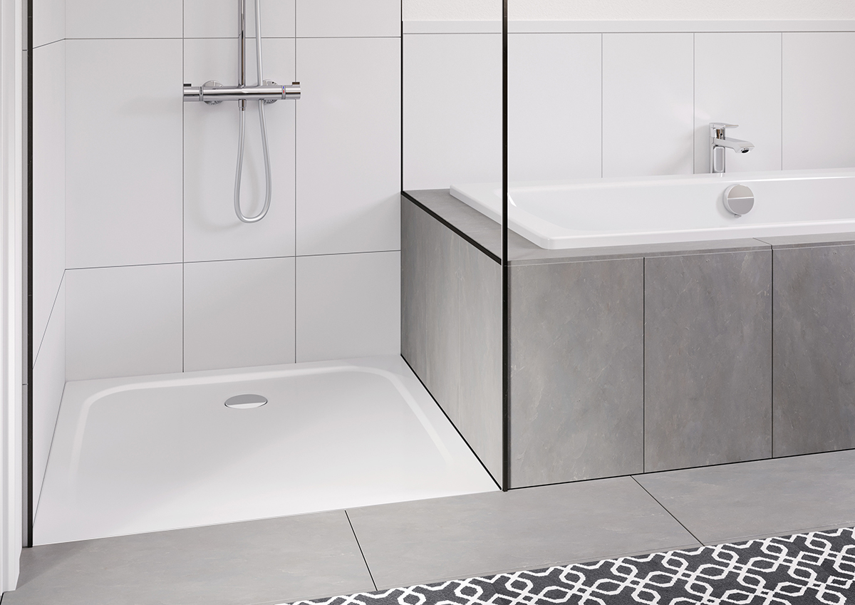 Душевой поддон KALDEWEI Сталь эмалированная 2275-1 448 теплый серый 60 2275-1448 - Вид №11