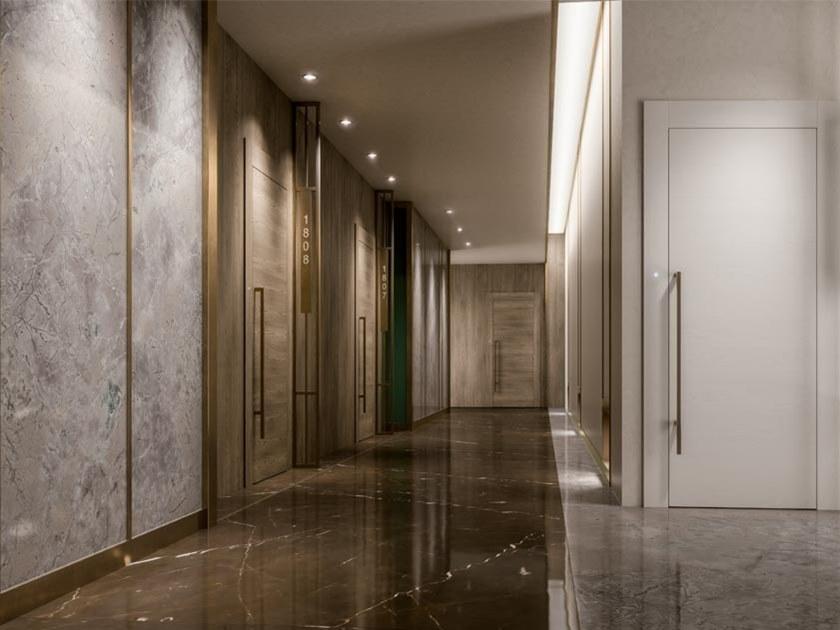 COCIF Распашная дверь заподлицо со стеной Hotel sun-id-1439058 - Вид №1