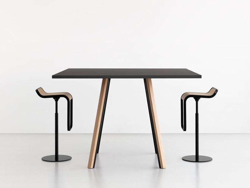 Lapalma Высокий квадратный стол из ламината Ori sun-id-1346870 - Вид №3